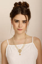 New-Design-Online-Gold-Pearl-Necklace-UK,USA
