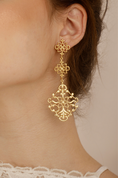 Online-Collection-Latest-Gold-Earrings-Uk,Spain