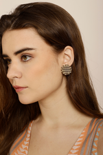 Online-Latest-Design-Golden-Brown-Earrings-UK,USA