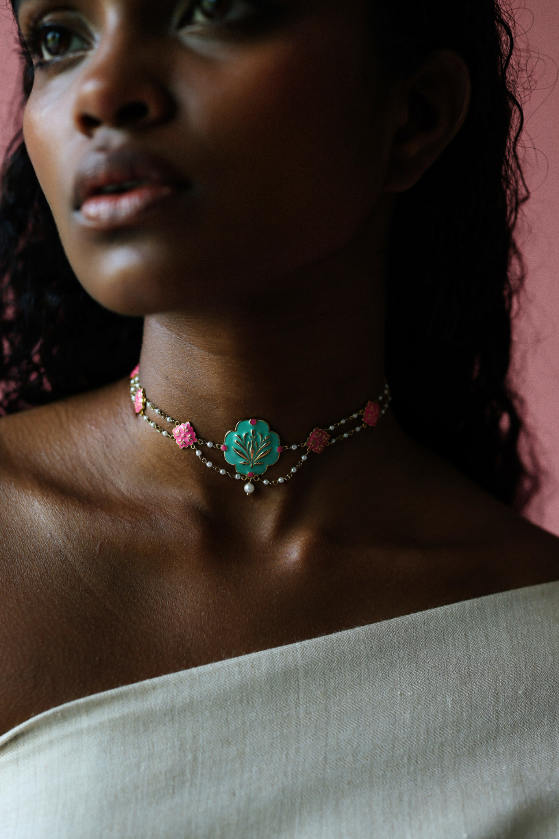 Pearl Choker- Uk-USA