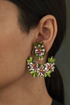 Pink Wildflower Earrings-Melrosia,UK,Paris