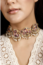 Sea Shell Embroidered Choker-Melrosia,UK,Paris