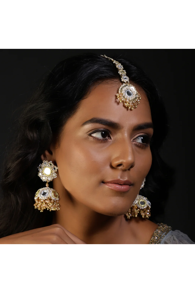 Small Mirror Jhumki 1 - Melrosia - UK - USA