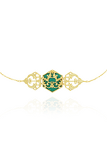 Green Filigree Finesse Choker