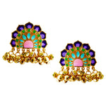 Rainbow Ghungroo Studs