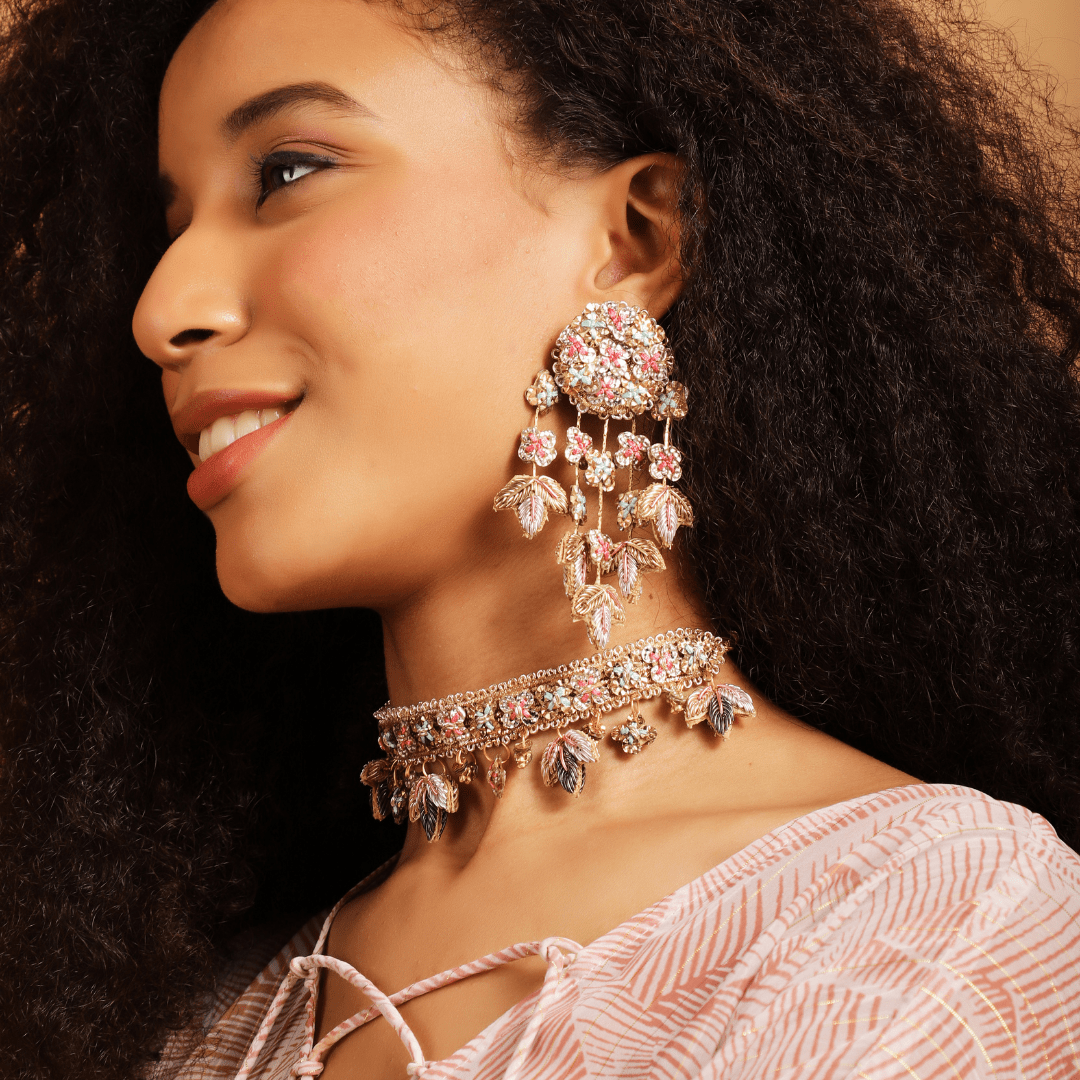 Melrosia Magnificence: Embracing Indian Earrings Fashion for UK Women