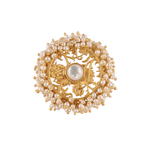 The Jewel Jar Zariin Rings Vintage Floral Pearl Ring