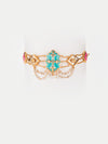 The Jewel Jar, Shaya, enamel chain bracelet