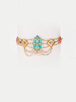 The Jewel Jar, Shaya, enamel chain bracelet