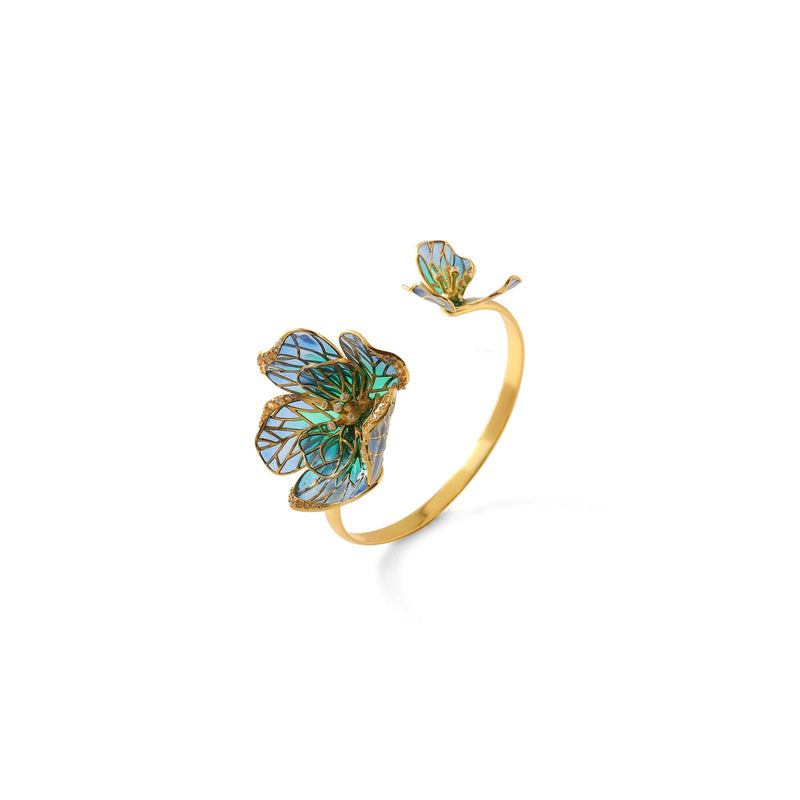 Blossom Statement Cuff-Melrosia- Manchester- Italy