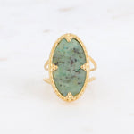 Crystal Oval Ring- Melrosia- Vancouver- Edmonton