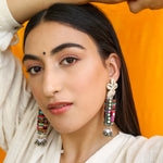 Embroidered Shisha Drop Earring - Melrosia - Austria - France