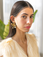 Garden Earrings- Black- Melrosia-UK-USA