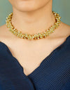 Gold beaded necklace-Melrosia-London-New York