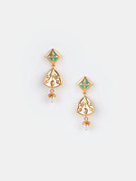 Green Enamel Earrings-Melrosia-New York-New Jersey