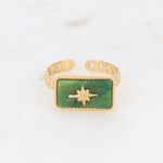 Green Jasper Ring- Melrosia- LAs Vegas- Los Angeles 