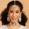 Pastel Embroidery jewellery set-UK-USA-Indian Wedding