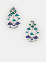 Peacock Half Hoops- melrosia-UK-USA