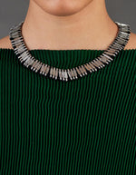 Silver Boho Necklace- Melrosia-London-New York