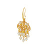 White Lotus Drop Earrings-Melrosia- Birmingham- Manchester