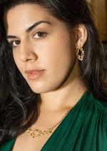 Big Stud Textured Earrings- Melrosia- USA- New York