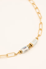 Blue bead waterproof necklace- Melrosia-Singapore-Spain