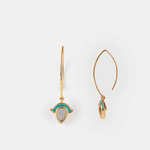 The Jewel Jar Shaya, delicate enamel earrings 