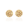 Crystal Button Studs