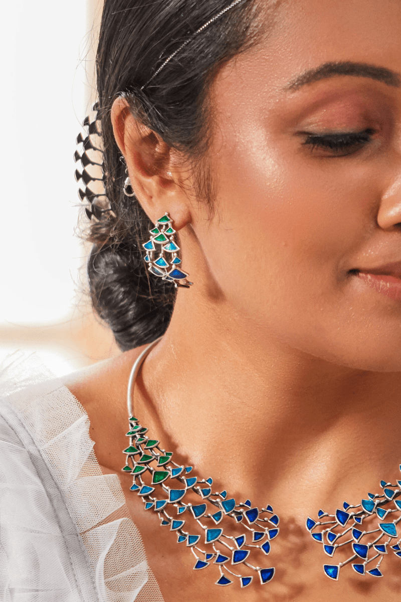 Half Hoops Blue-Melrosia- UK