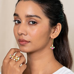 The Jewel Jar Shaya, pastel enamel earrings 