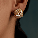 Pearl cluster studs UK