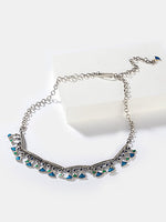 Blue Petal Necklace