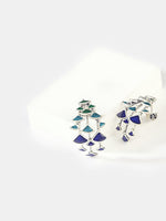 Shades of blue half hoops- Melrosia