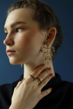 Statement balance earrings-UK-USA- Studio Melrosia